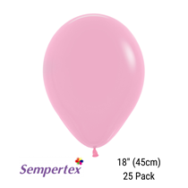 Sempertex Fashion Pink 18" Latex Balloons 25pk