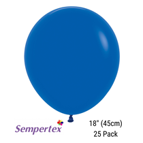 Sempertex Fashion Royal Blue 18" Latexs 25pk