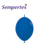 Sempertex Fashion Royal Blue 6" Link-O-Loon Latex Balloons 50pk