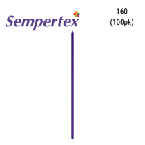 Sempertex Fashion Violet 160 Modelling Latex Balloons 100pk