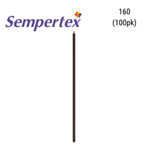 Sempertex Fashion Chocolate 160 Modelling Latex Balloons 100pk