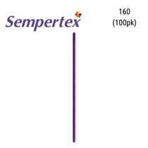 Sempertex Metallic Violet 160 Modelling Latex Balloons 100pk