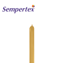 Sempertex 160 Metallic Gold Modelling Balloons 100pk