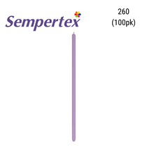 Sempertex Fashion Lilac 260 Modelling Latex Balloons 100pk