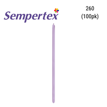 Sempertex Satin Lilac 260 Modelling Latex Balloons 100pk