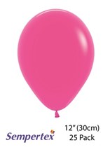 Sempertex Fuchsia 12" Latex Balloons 25pk