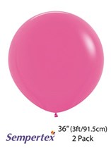 Sempertex Fuchsia 36" Latex Balloons 2pk