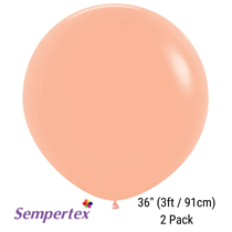 Sempertex Fashion Peach 36" Latex Balloons 2pk