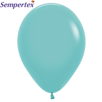Sempertex Fashion Aquamarine 12" Latex Balloons 50pk