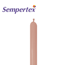  Sempertex 260 Metallic Rose Gold Modelling Balloons 100pk