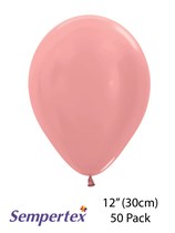 Sempertex Rose Gold 12 Inch Latex Balloons