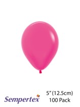 Sempertex Let's Glow Neon Magenta 5" Latex Balloons 100pk