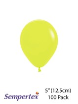 Sempertex Let's Glow Neon Yellow Latex Balloons