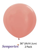 Sempertex 3 foot Rose Gold Latex Balloons