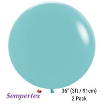 Sempertex Fashion Aqumarine 36" Latex Balloons 2pk