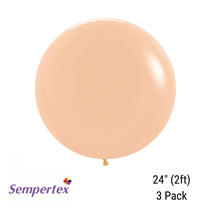 Sempertex Peach Blush 24 inch latex balloons