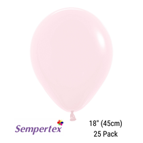 Sempertex Pastel Pink 18" Latex Balloons 25pk