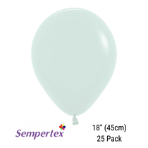 Sempertex Pastel Green 18" Latex Balloons 25pk