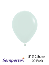Sempertex Pastel Matte Green 5" Latex Balloons 100pk