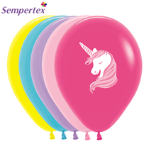 Sempertex Assorted Unicorn 12" Latex Balloon 25pk