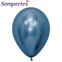 Sempertex Reflex Blue 12" Latex Balloons 50pk