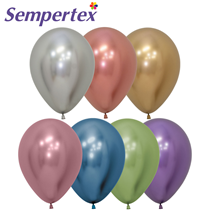 Sempertex Reflex Multi Assorted Colour 12" Latex Balloons 50pk
