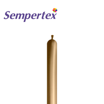 Reflex 260 Gold Modelling Balloons 50pk