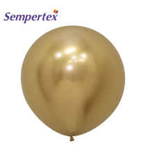 Reflex Gold 24" Latex Balloons 3pk