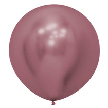 Reflex Pink 24" Latex Balloons 3pk