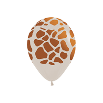 Giraffe Print 12" Latex Balloons 25pk