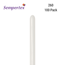 Sempertex Pastel Dusk Cream 260 Latex Balloons 100pk