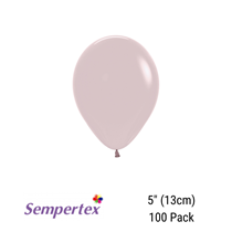 Sempertex Pastel Dusk Rose 5" Latex Balloons 100pk