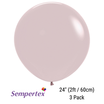 Sempertex Pastel Dusk Rose 24" Latex Balloons 3pk
