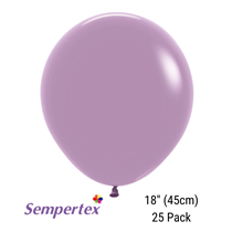 Sempertex Pastel Dusk Lavender 18" Latex Balloons 25pk