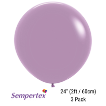 Sempertex Pastel Dusk Lavender 24" Latex Balloon 3pk
