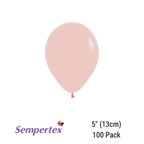 Sempertex Pastel Matte Melon 5" Latex Balloons 100pk