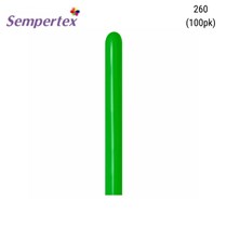 Sempertex Fashion Shamrock Green 260 Latex Balloons 100pk