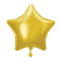 Unique Party Classic Gold 20" Foil Star Balloon