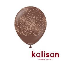 Kalisan 12" Mutant Chocolate Brown Latex Balloons 25pk