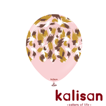 Kalisan 12" Safari Savanna Macaron Pink Latex Balloons 