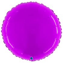Grabo 21" Shiny Purple Rould Foil Balloon