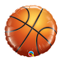 Basketball 18" Round Foil Balloon