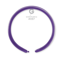 Gemar Shiny Purple 160 Modelling Balloons 50pk