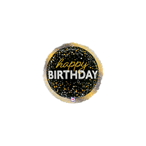 Grabo Mini Metallic Happy Birthday 9" Foil Balloon
