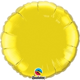 Citrine Yellow 18" Round Foil Balloon