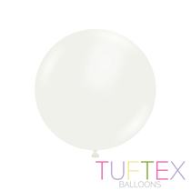 Tuftex Standard White 24" Latex Balloons 3pk