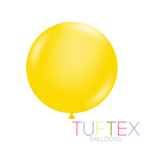 Tuftex Standard Yellow 24" Latex Balloons 3pk