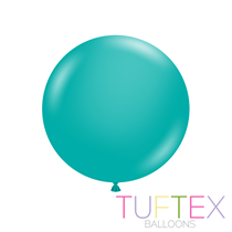 Tuftex Metallic Teal 24" Latex Balloons 25pk