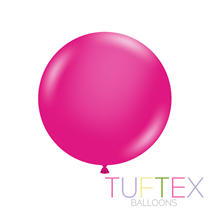  Tuftex Standard Hot Pink 24" Latex Balloons 3pk