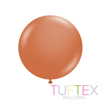 Tuftex Standard Burnt Orange 24" Latex Balloons 25pk